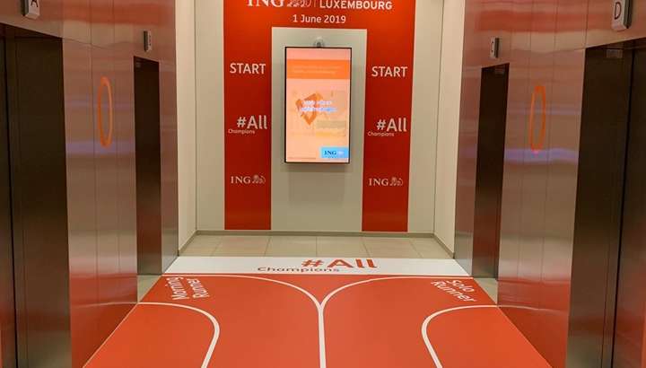 Floorsticker antidérapant – ING