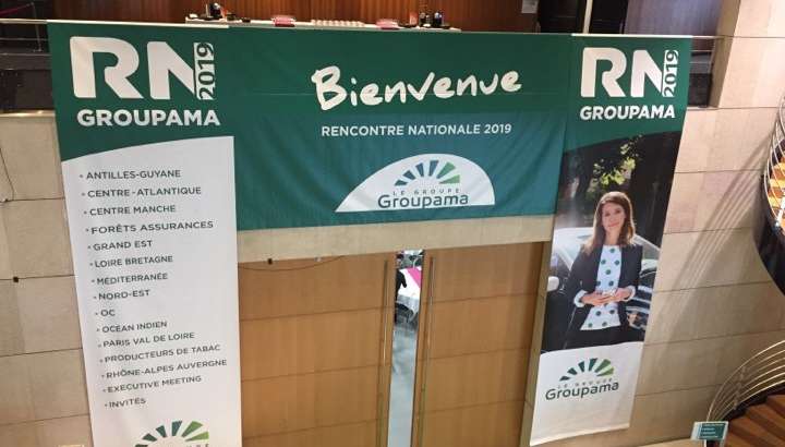 Bâches et adhésivage – Groupama Dijon